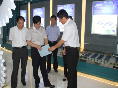 兗州區副區長劉曉林一行蒞臨天意機械指導工作！